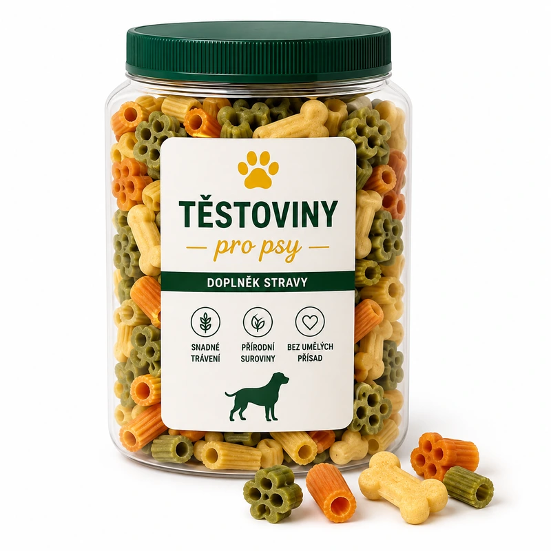 TĚSTOVINY PRO PSY