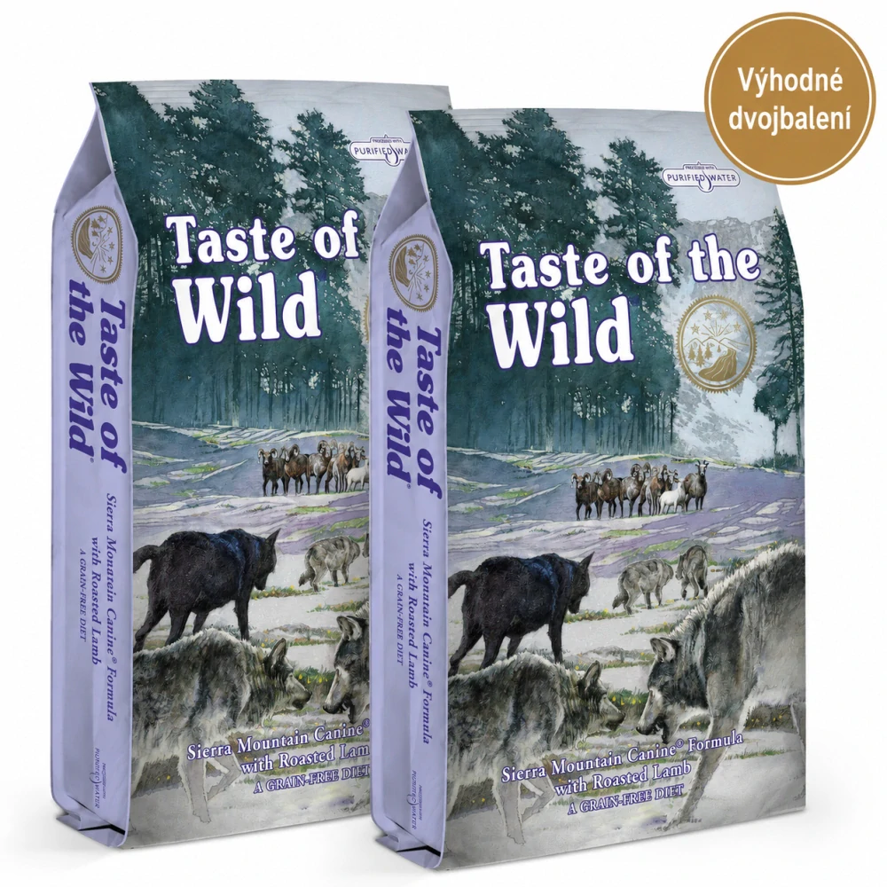 Taste of the Wild Sierra Mountain Canine 2 x 12,2 kg