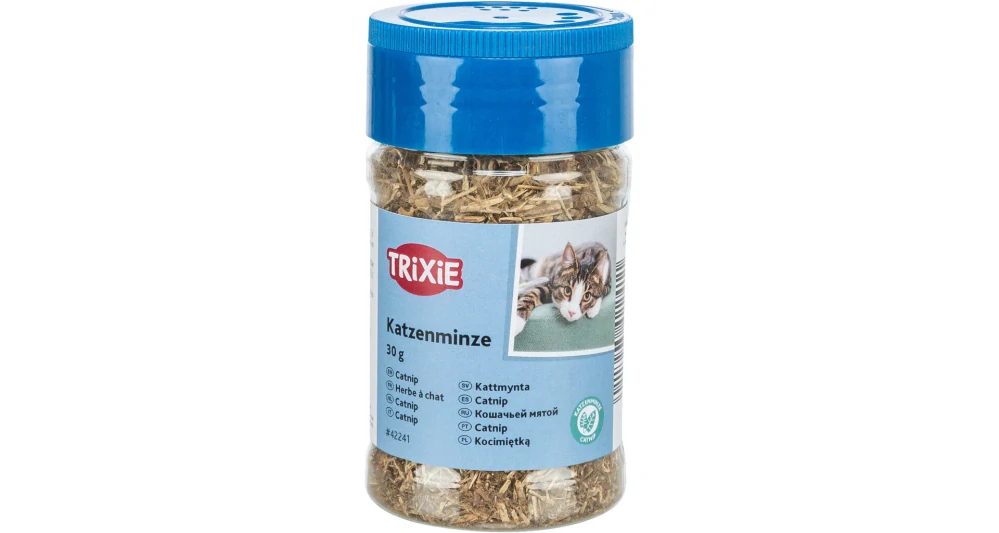TRIXIE CATNIP (šanta) v plastovém šejkru na povzbuzení 30 g