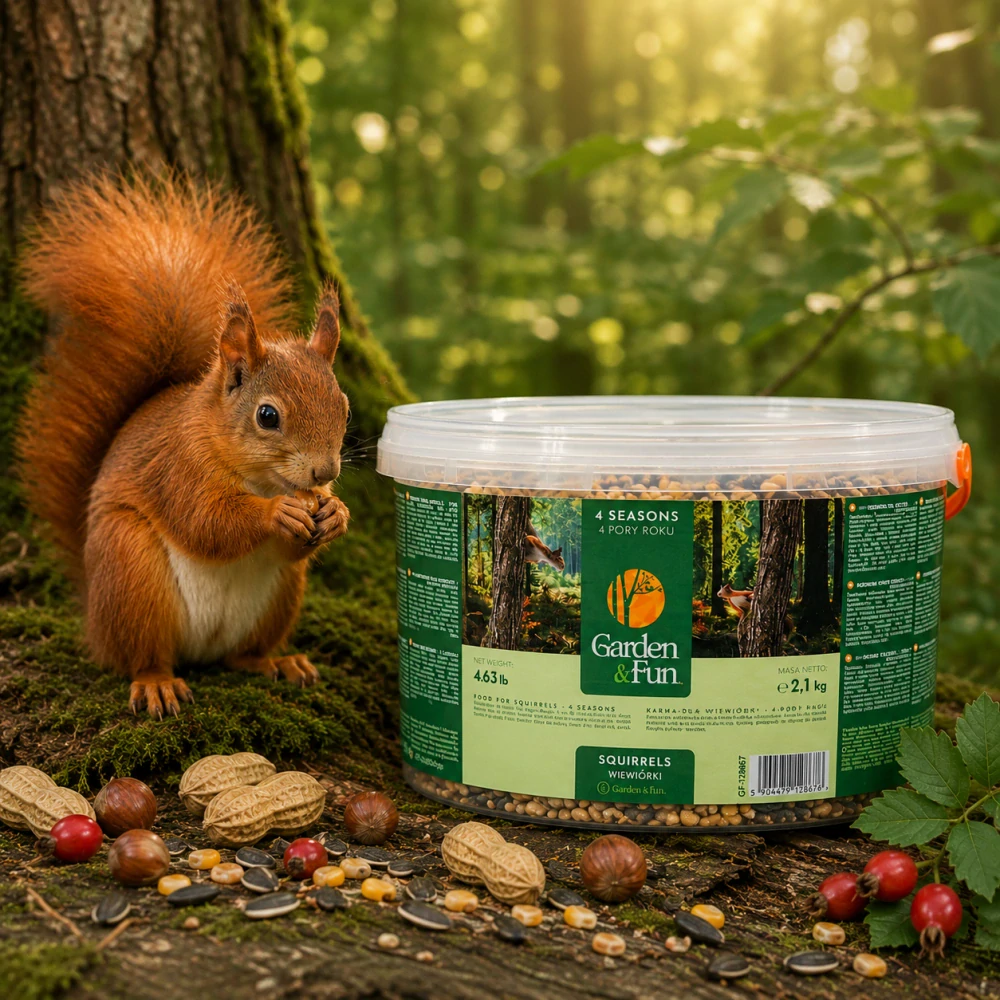 GARDEN FUN krmivo pro veverky 3 L/2,1 kg
