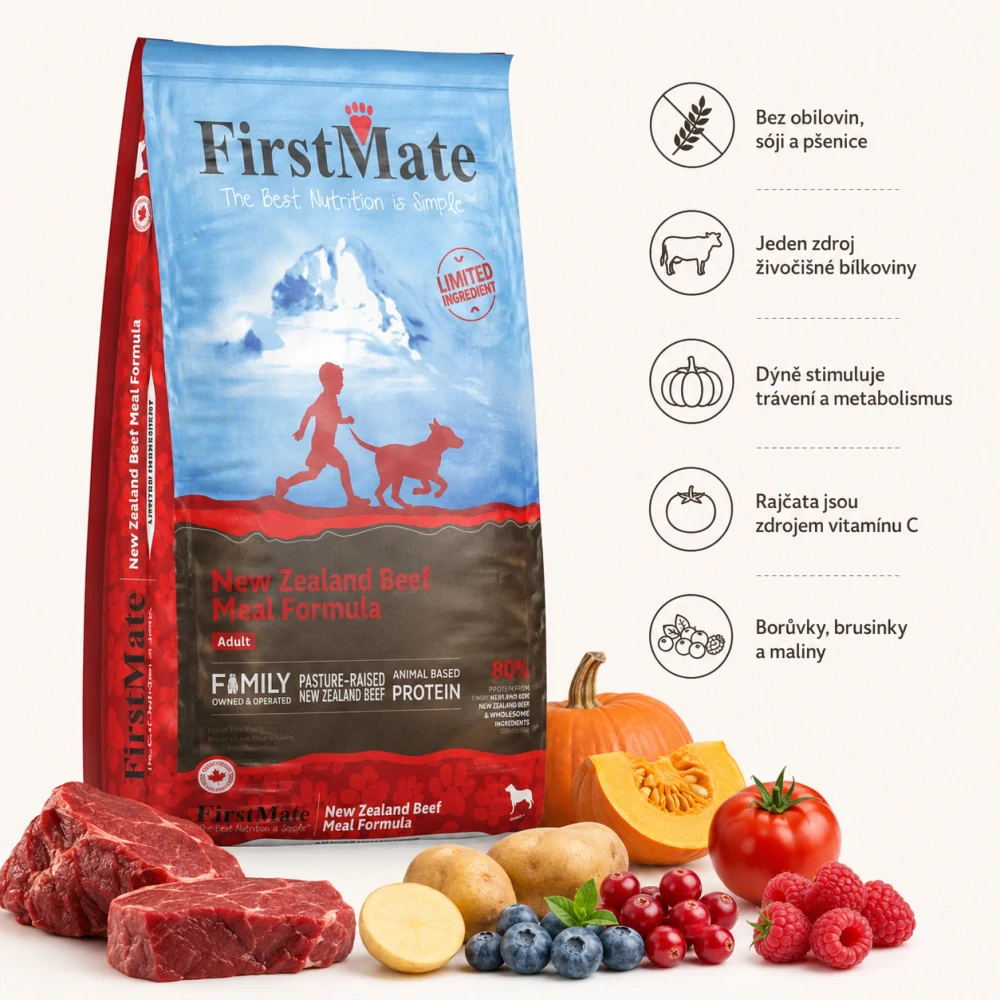 FirstMate New Zealand Beef 11,4 kg