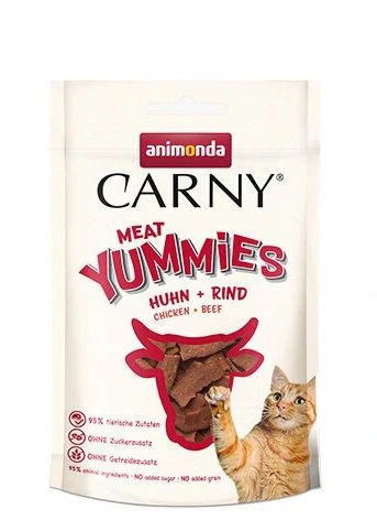 ANIMONDA Carny Adult Meat Yummies - kuře + hovězí 50 g