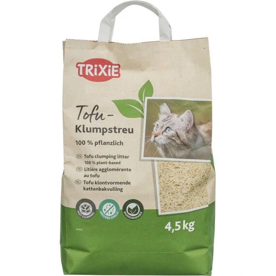 TRIXIE TOFU, 100% rostlinné hrudkující stelivo 4.5 kg