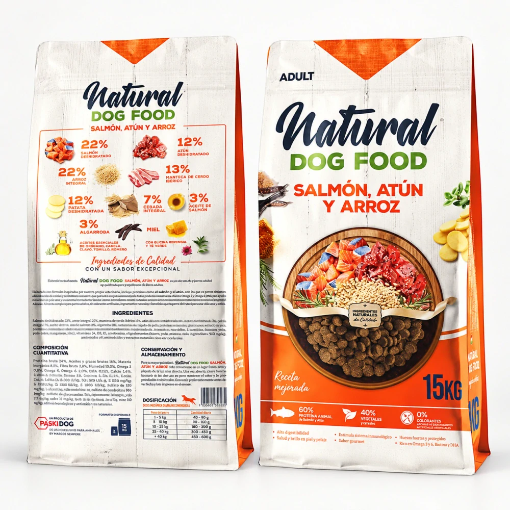 Natural DOG FOOD Salmon & Tuna 15kg