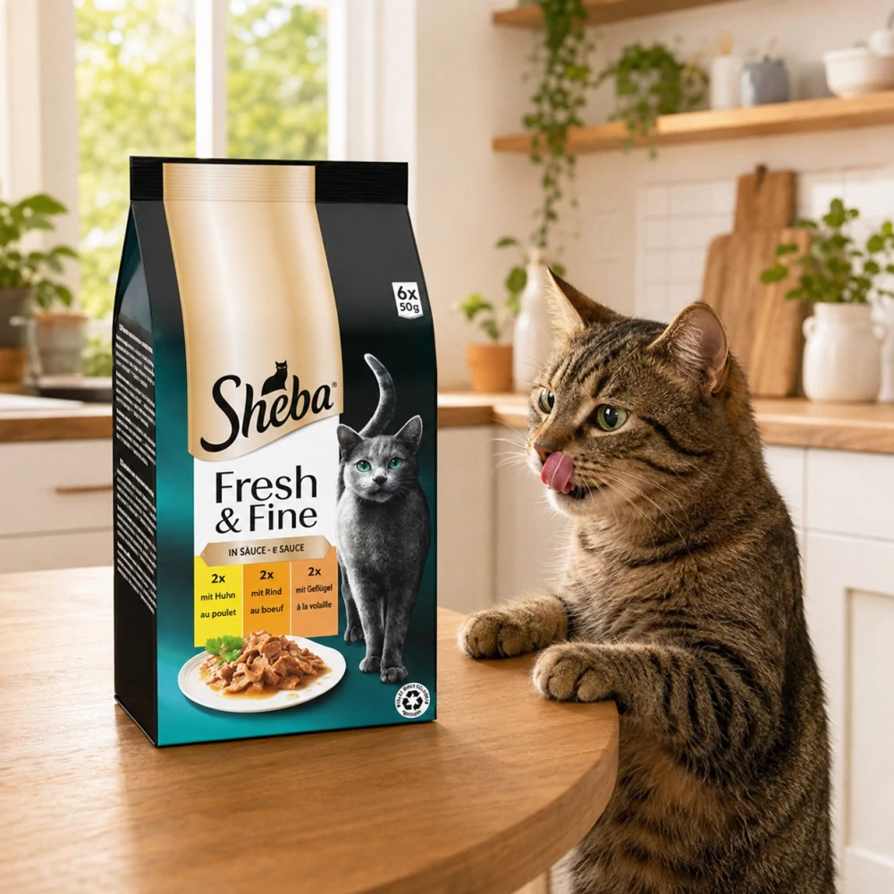 Sheba kapsa Fresh&Fine mix kuře,krůta,kachna 6x50g