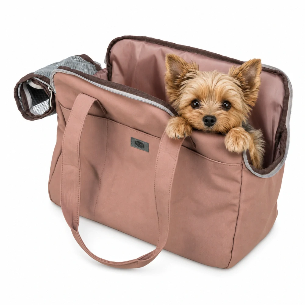 TRIXIE Transportní taška ROSIE, 18 × 31 × 40 cm, starorůžová