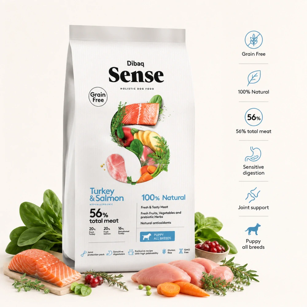 DIBAQ SENSE Salmon&Turkey PUPPY 12 kg