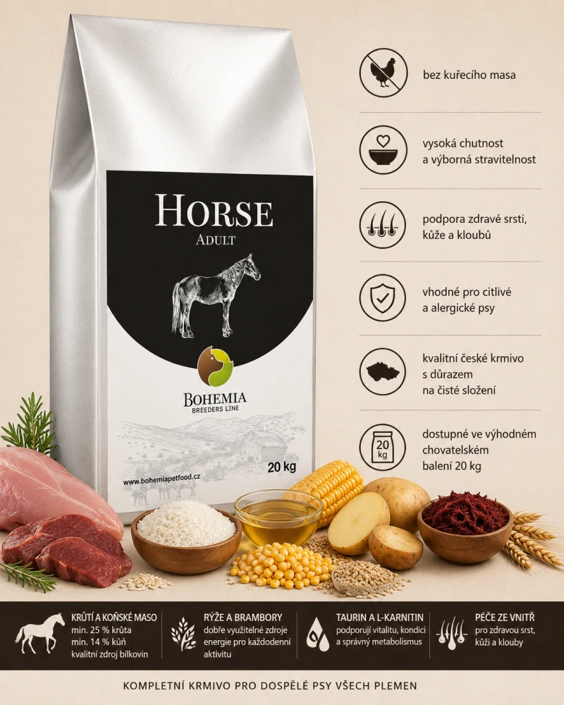 BOHEMIA BREEDERS Adult Horse 20kg