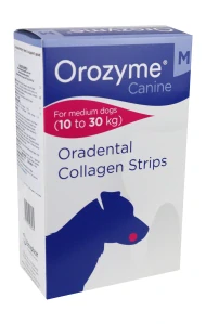 Orozyme plátky žvýkací pro psy M 10-30kg 141g