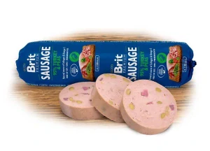 Brit Sausage Turkey & Pea 800g