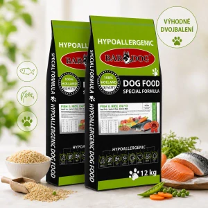 BARDOG FISH & RICE 2 x 12 kg