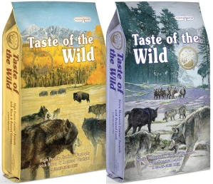 Taste of the Wild High Prairie 12,2 kg + Taste of the Wild Sierra Mountain 12,2 kg
