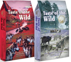 Taste of the Wild Sierra Mountain 12,2 kg + Taste of the Wild Southwest Canyon Canine 12,2 kg