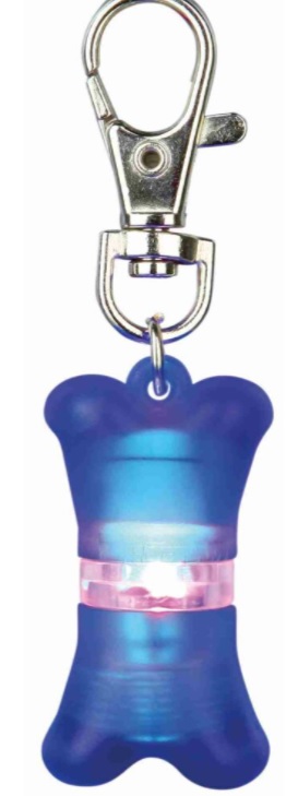 TRIXIE Blikací přívěsek pro psy kost 2x4cm  (RP 2,10 Kč)