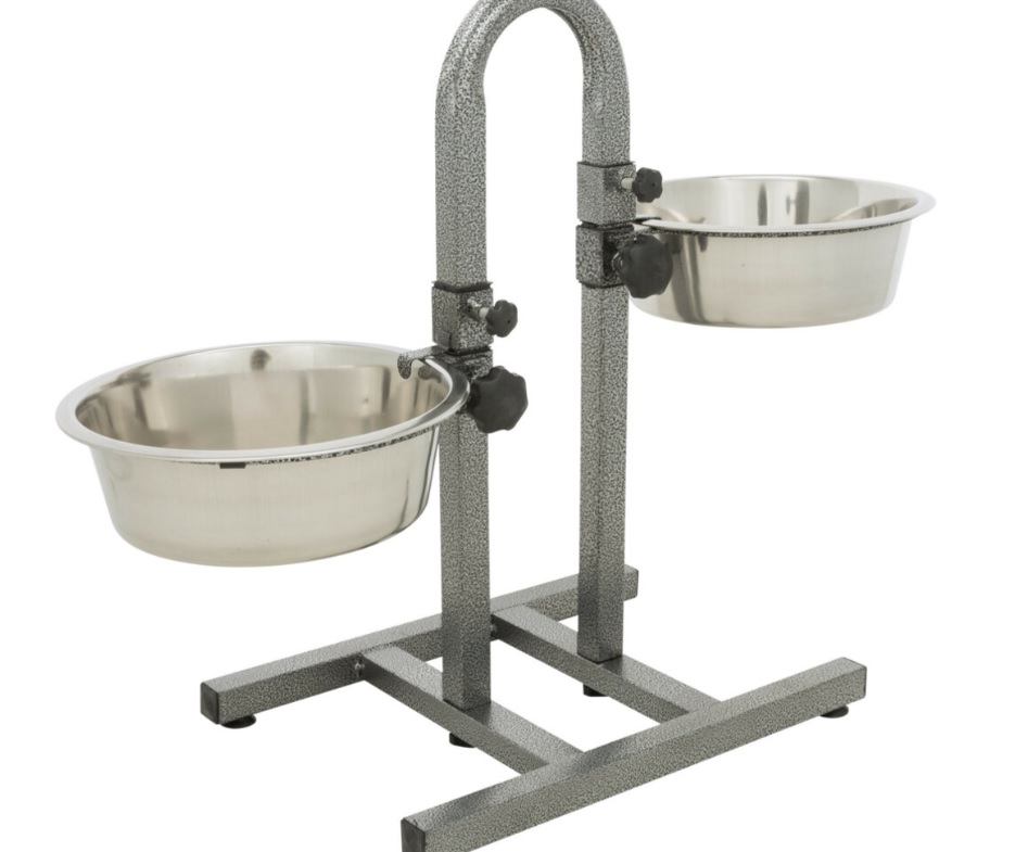 TRIXIE Psí bar - nastavitelná výška misek, 2x miska 2,8l/24cm