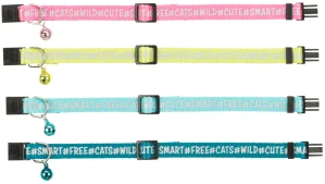 TRIXIE Nylonový obojek pro kočku, reflexní motiv