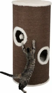 TRIXIE Škrábadlo VITUS Cat Tower, 115 cm, hnědo/krémové - DOPRODEJ