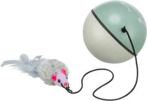 TRIXIE Míč TURBININO s motorem a myší na gumičce (RP 2,90 Kč)