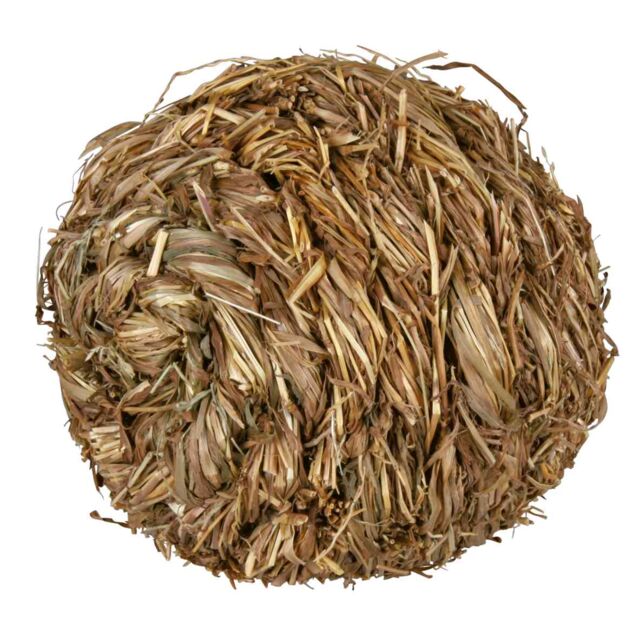 TRIXIE Míček s rolničkou z trávy 10 cm