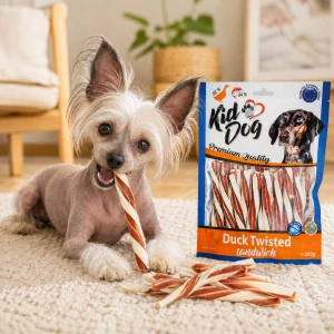 KIDDOG kachní sendvič s treskou kroucený 250 g