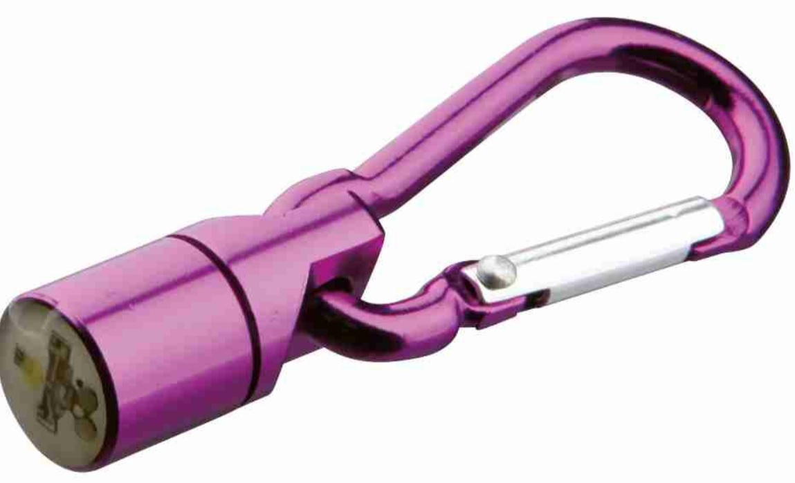 TRIXIE Barevné blikací svítítko s karabinou, světlo ČV, MD a bílé (RP 2,10 Kč)