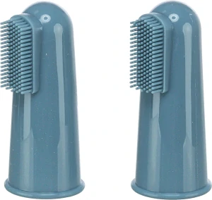 TRIXIE Sada silikonových zubních kartáčků na prst, 6cm, 2ks