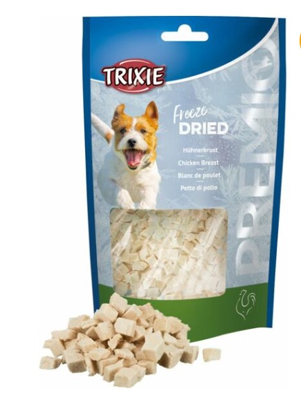 TRIXIE PREMIO Freeze Dried chicken breast, mrazem sušená kuřecí prsa 99% masa, 50g