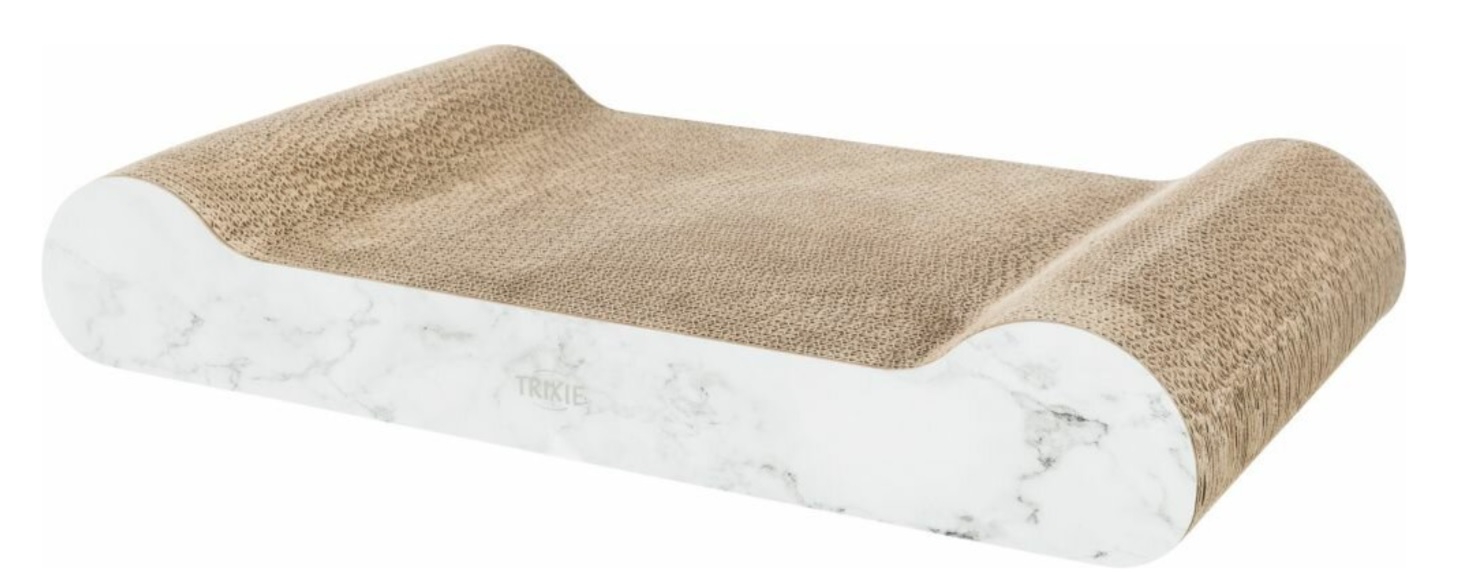 TRIXIE Škrabací karton XXL, 64 × 11 × 37 cm, světlehnědá