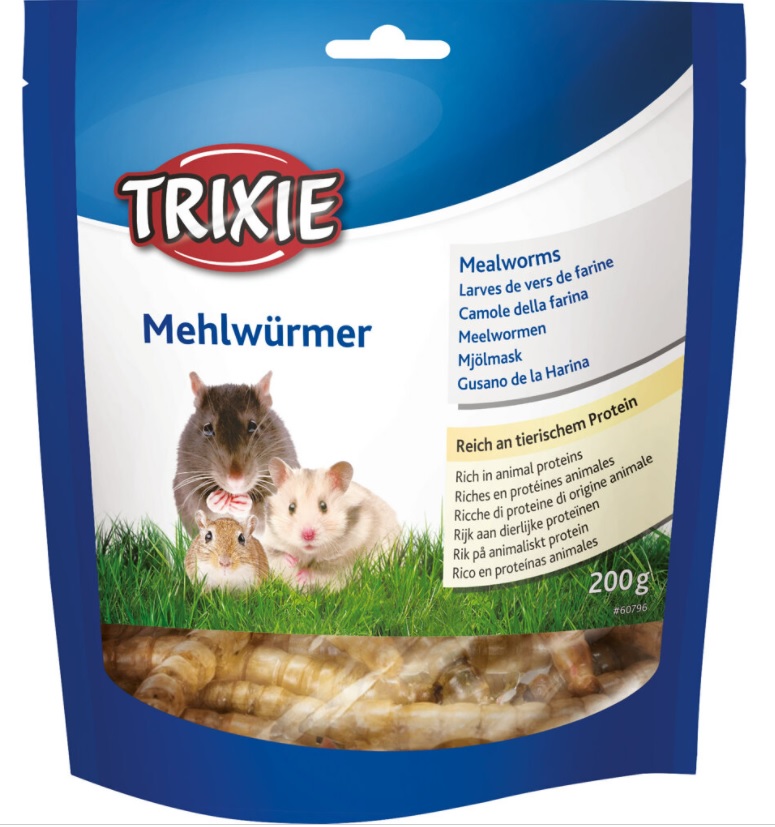 TRIXIE MEALWORMS, mouční červi sušení, 200 g