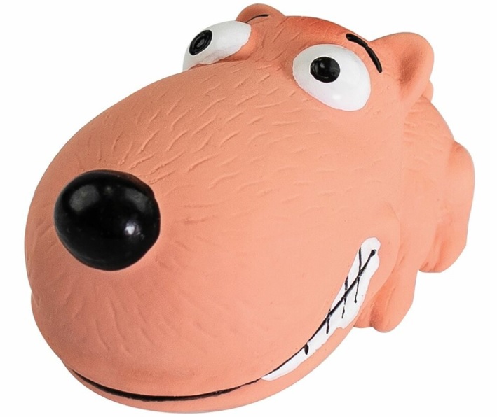 Mini pejsek BigHead 9 cm, se zvukem, latex,  HipHop