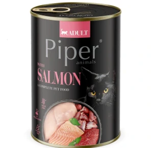 PIPER CAT konzerva pro kočky, s lososem 400g