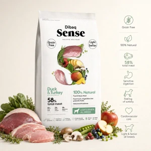 DIBAQ SENSE Grain Free Duck&Turkey Light&Senior 12 kg