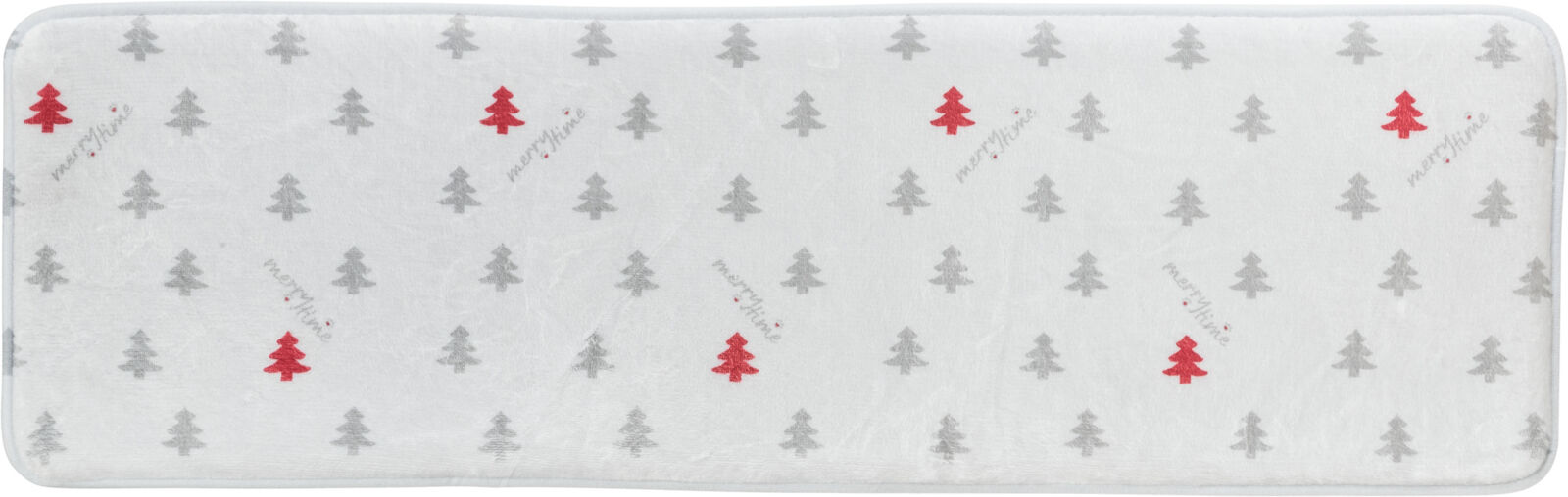 TRIXIE Xmas NIVIA mat, vánoční plyšová podložka na parapet, 90 x 28 cm, krémová