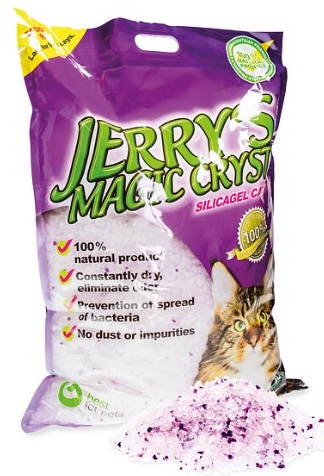 Kočkolit Jerrys Magic Crystals 16l Levandule