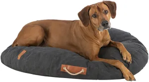 TRIXIE BE NORDIC polštář FÖHR oválný, černá 80 x 60 cm