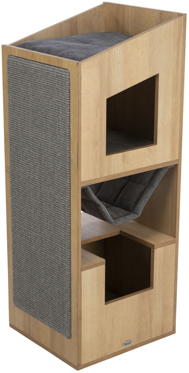 TRIXIE CityStyle škrabadlo TOWER pro kočky, 105 cm, hnědá/šedá