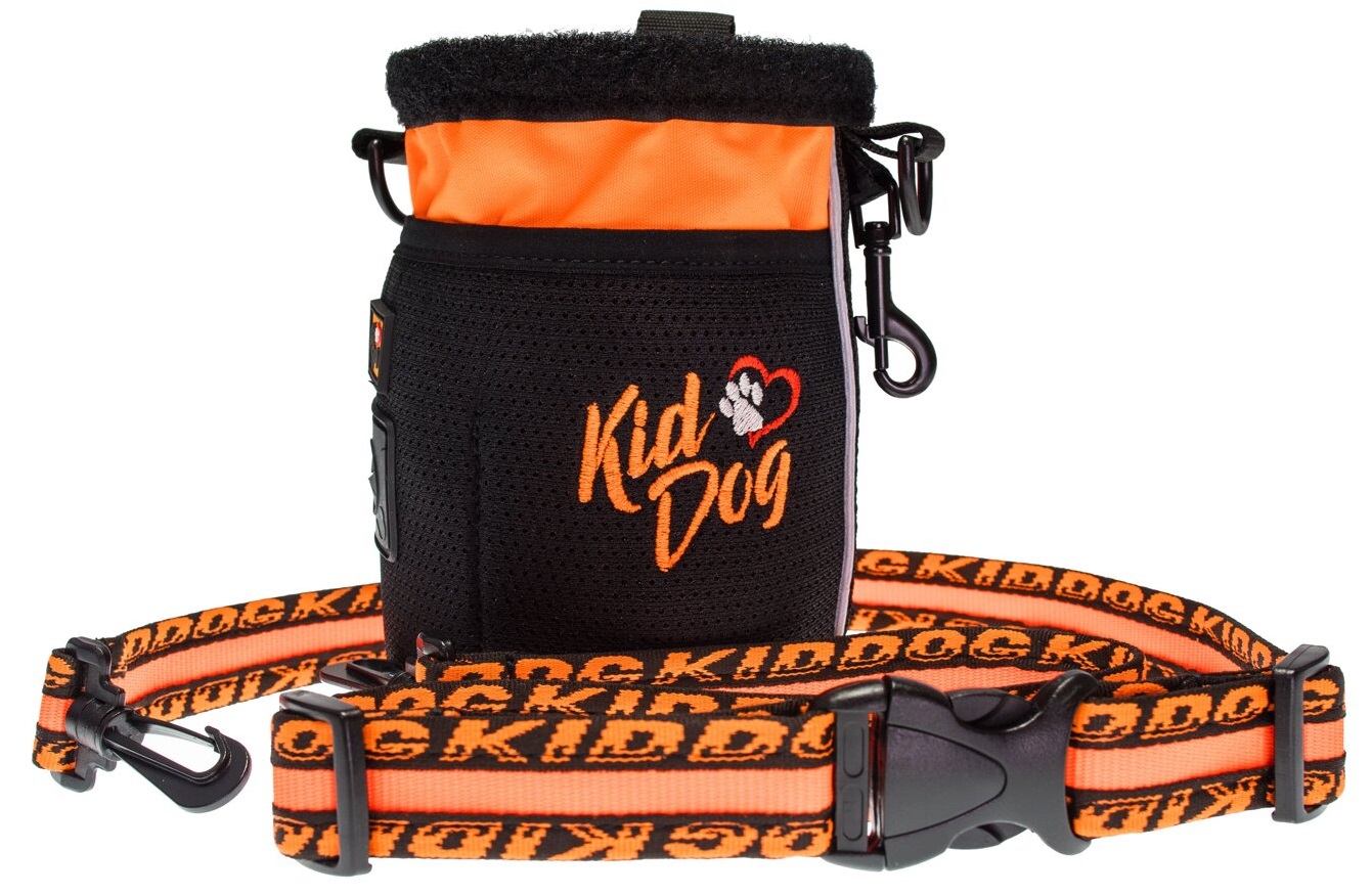 KIDDOG Multifunkční pamlskovník  3 v 1, neonově oranžová