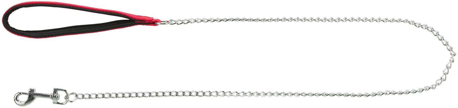 TRIXIE Řetízkové vodítko, červená XS-S: 1,10 m/2 mm