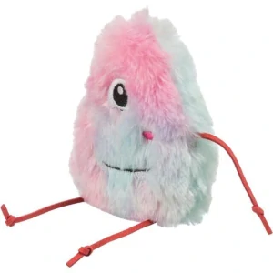 TRIXIE Monster příšerka jednooká 12 cm, s catnipem, plyš, růžová/světlemodrá