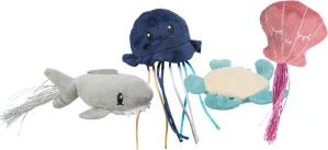TRIXIE Sea Animal - mořská zvířátka s catnipem, 5-8 cm, různé druhy