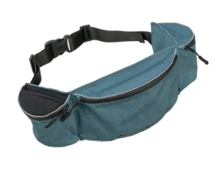 TRIXIE BAGGY Belt 3v1, maxi ledvinka, 44x33x18 cm/pas 62-125 cm, petrolejová