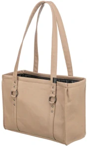 TRIXIE CityStyle cestovní taška, umělá kůže, 40 x 20 x 30 cm, béžová