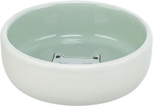 TRIXIE Keramická miska pro kočky, s glazurou 0,3 l/13 cm, různé motivy a barvy
