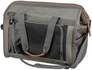 TRIXIE Cestovní taška FINLAY, 43 x 26 x 32 cm, do 10 kg, nylon, černá/šedá