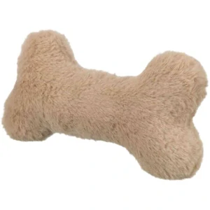 TRIXIE Xmas Bone - kost 24 cm, hračka pro psy se zvukem, plyš