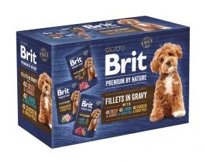 Brit Premium Dog Fillets Gravy Multipack 1020g