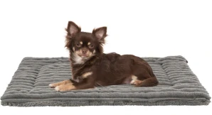 TRIXIE Podložka LONNI, manšestrový plyš, šedá 50 x 35 cm