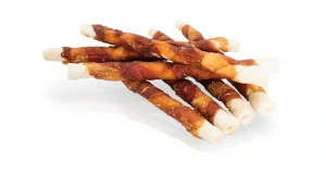 KIDDOG BUFFET kachní a kuřecí masíčko na buvolí tyči 2cm/26 cm [25ks]