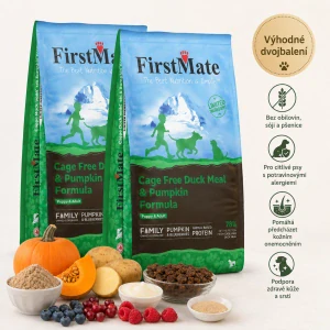 FirstMate Cage Free Duck Meal & Pumpkin 2 x 11,4 kg