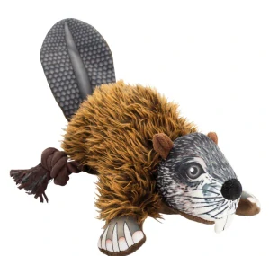 Bobr na laně 39 cm, plyšová hračka pro psy, HIPHOP DOG